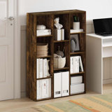 11-Cube Reversible Open Shelf Bookcase,