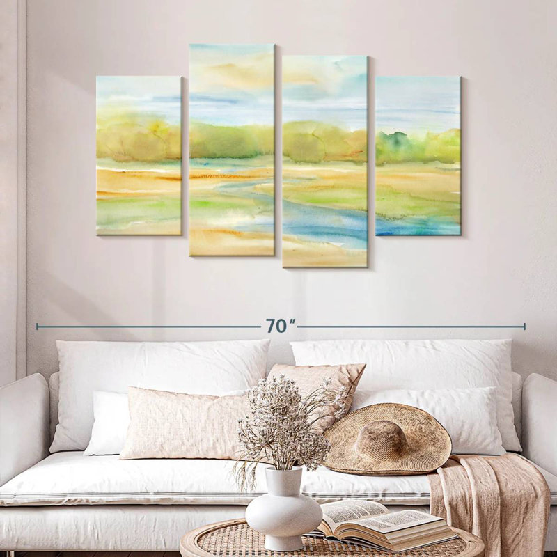 Aquarelle Avery, paysage I