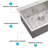 30X22 Inch Kitchen Sink Drop In 16 Gauge Stainless Steel 30" Single Bowl Topmount Kitchen Sink Basin-117672590