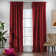 Rideau simple extra long et extra large en velours mat luxueux