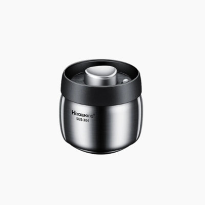 Stainless Steel Coffee Jar - Vacuum Sealed Container for Fresh Coffee Storage