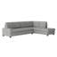 Canapé modulaire réversible 2 pièces avec porte-gobelet rabattable Modern