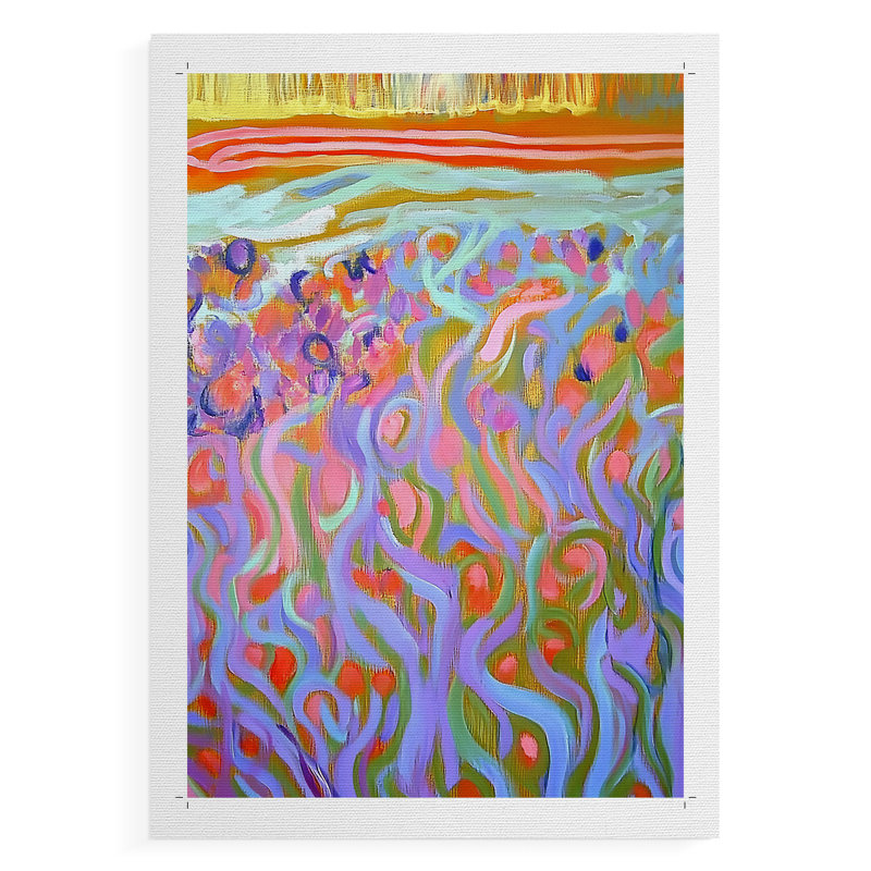 FLORAL Series DLxxx - Impression sur toile seulement - non encadrée, H 18 po x l 12 po