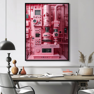  «Rose noir incubateur industriel rétro I - usines Wall Art Living Room
