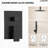 10" High Pressure Rainfall Shower System, Ceiling Mount Shower Faucet Set with Handheld Spray-75826451