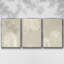 Sandy Arcs I, ensemble de 3 toiles encadrées sur toile-97706397-97706398