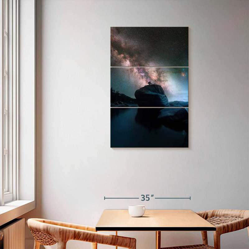 Oberle Voie Lactée au-dessus de Bonsai Rock, H 50 po x l 32 po
