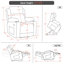 Upholstered Heated Massage Chair-1935285848