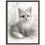 Realistic Fox Portrait Framed Wall Art Prints - Soft detailed fox illustration, for nursery or bedroom-125212068-125212073
