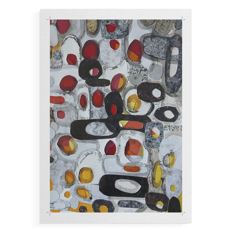 Collage de fruits I - impression sur toile seulement - non encadrée, H 18 po x l 12 po