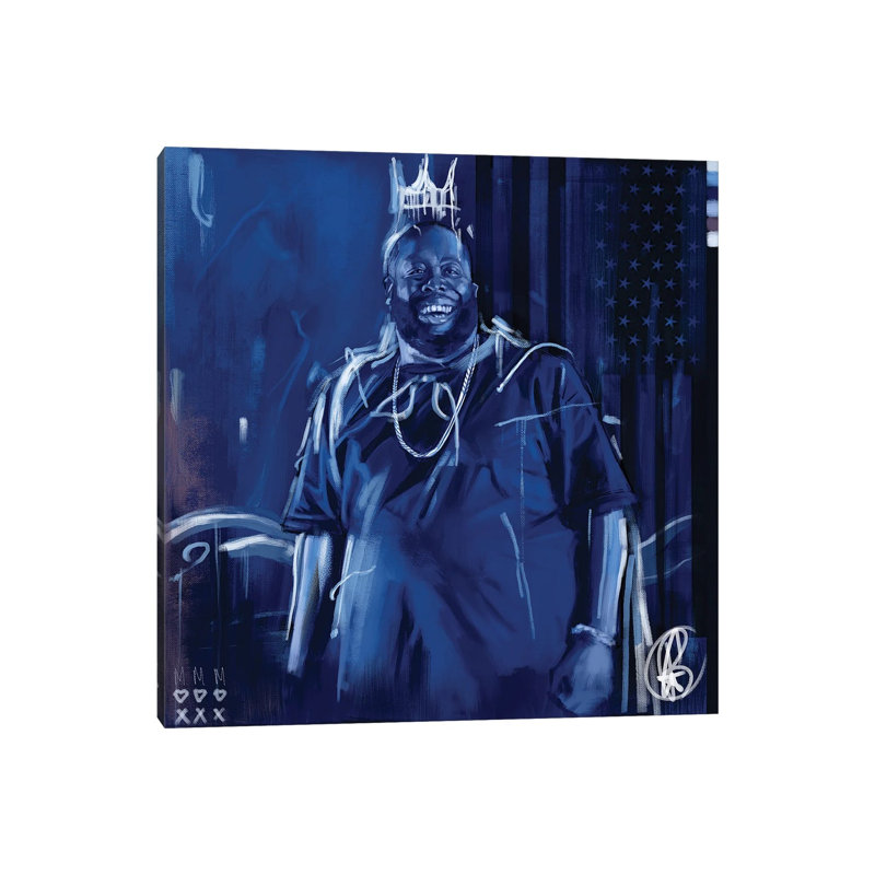 Killer Mike by Gordon Rowe - Wrapped Canvas Print, 45.72 cm H x 45.72 cm W x 3.175 cm D