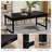 55-Inch Farmhouse Dining Table, Rectangular Kitchen Dinner Table-1547603591