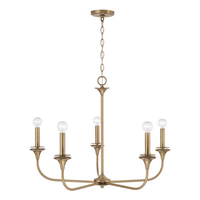 5 - Light Dimmable Classic / Traditional Chandelier