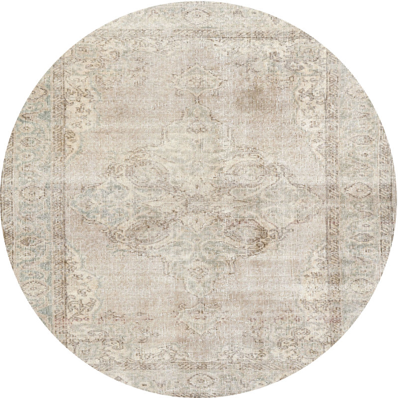 Akeeb Oriental Indoor Rug, Round 3'