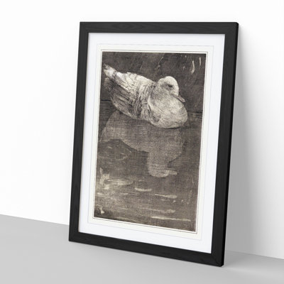 Floating Duck by Theo Van Hoytema - Picture Frame Painting