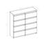 Amayrani 106cm W 8 - Drawer Chest of Drawers