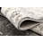 Trawick 10' Gray And Ivory Damask Shag Runner Rug-1260771301
