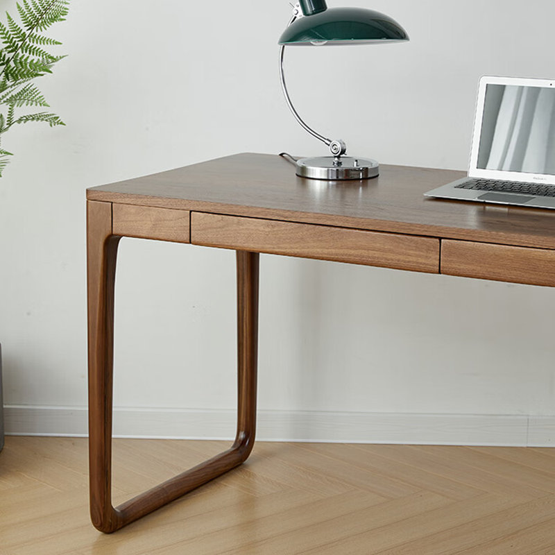 Bureau de style nordique minimaliste, H 29,53 po x l 51,18 po x P 23,62 po