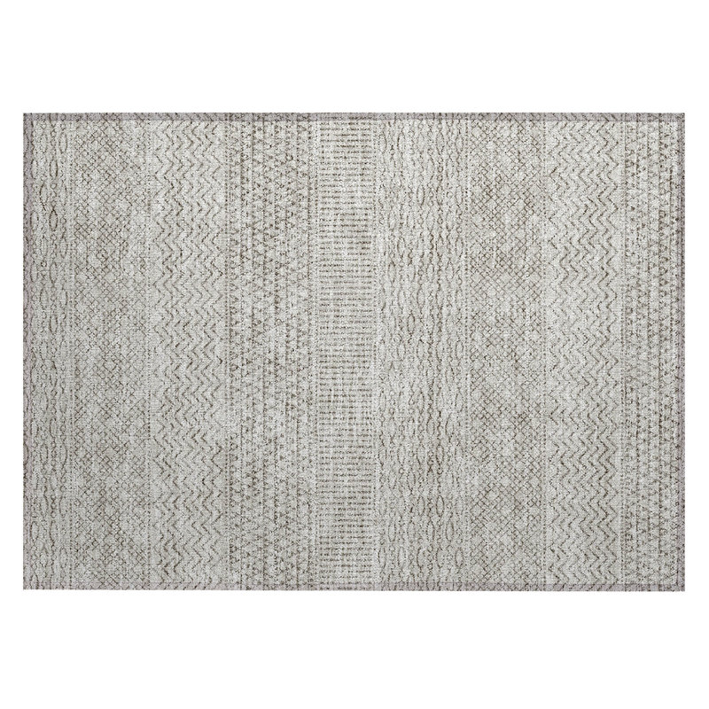 Tisdell Area Rug with Non-Slip Backing, Rectangle 1'8" x 2'6"