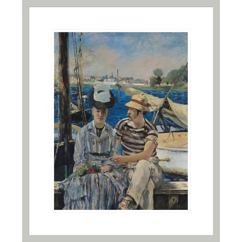 Argenteuil by Framed Giclee Print, 21.71" H x 17.75" W