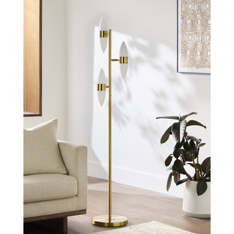 Lampe sur pied Bryn, Laiton