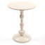 Table de chevet ronde en métal avec tiroir - Table d'appoint de rangement supplémentaire de style vintage, fini noir mat, design élégant
