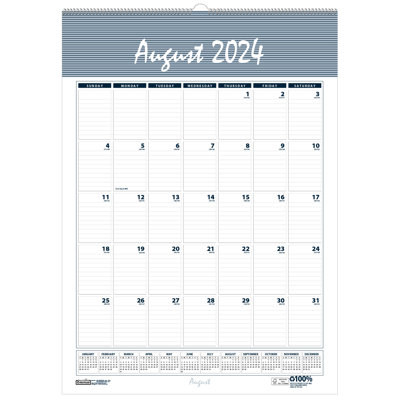 Bar Harbour Academic Wall Calendar