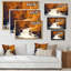 «Beautiful Autumn Forest Waterfall III», reproduction d'art sur toile traditionnelle-708445567-708445565