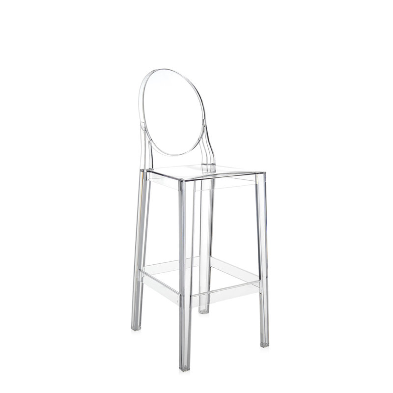 One More Outdoor Bar Stool, Crystal, 75 cm