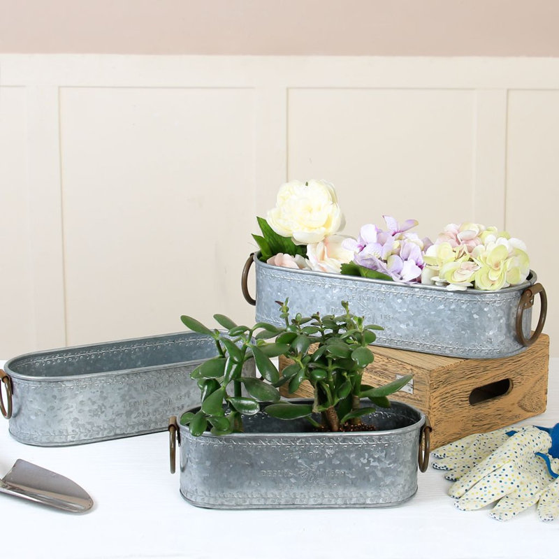 Bernadine Metal Pot Planter