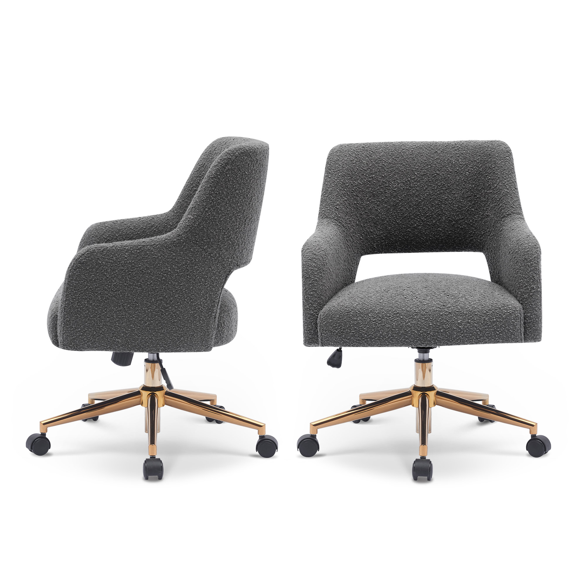 Swivel Office Chair, Gray