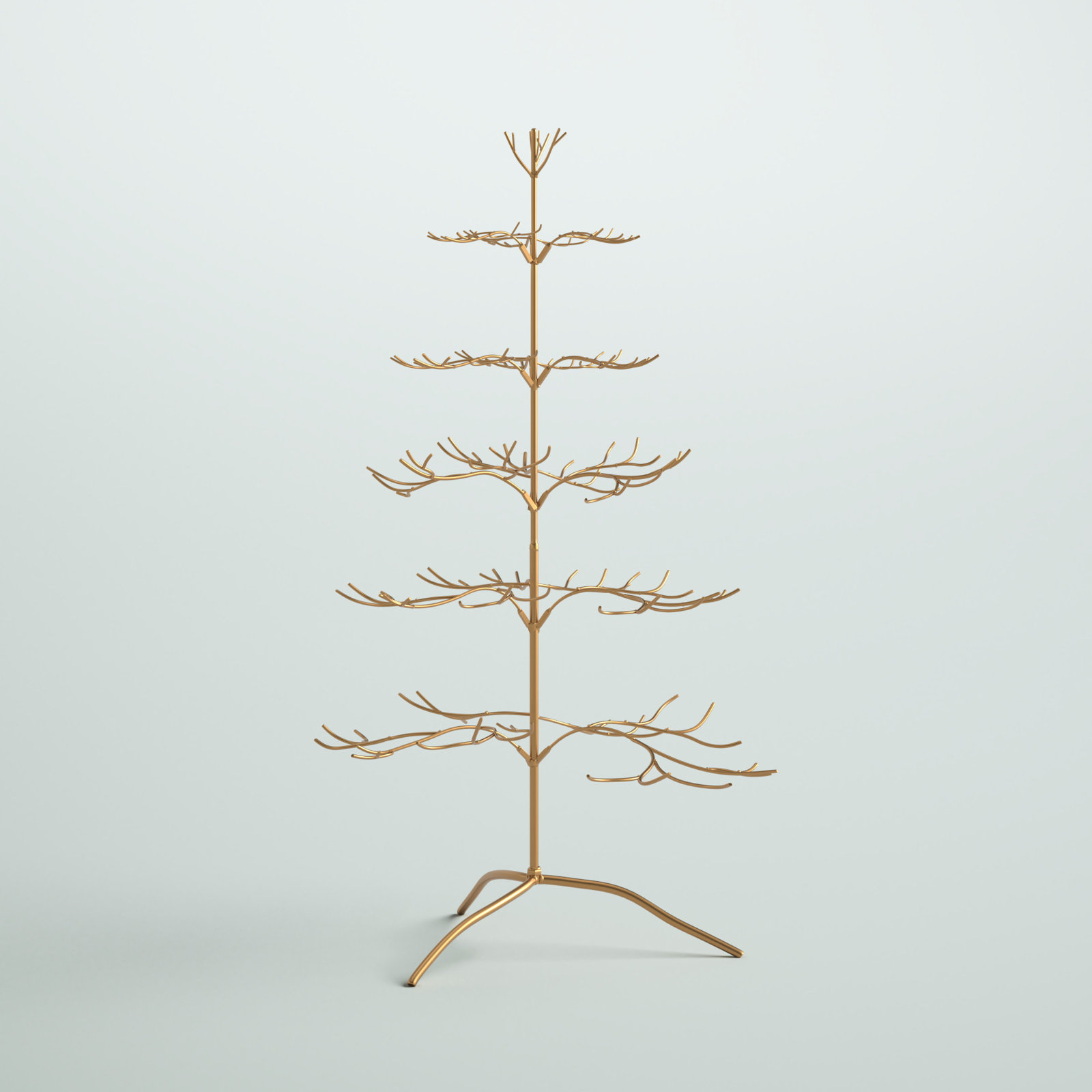 Decorative Ornament Tabletop Tree, Gold