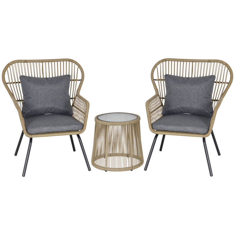 2 - Person Patio Dining Set Round Table