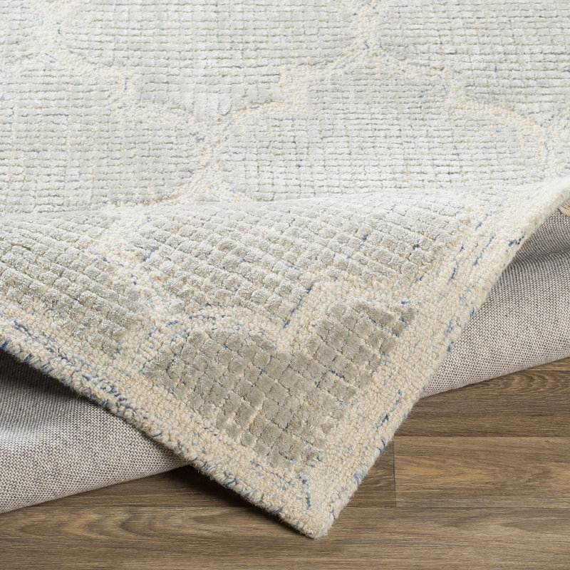 Palm Hand Tufted Geometric Indoor Rug, Rectangle 2' x 3'