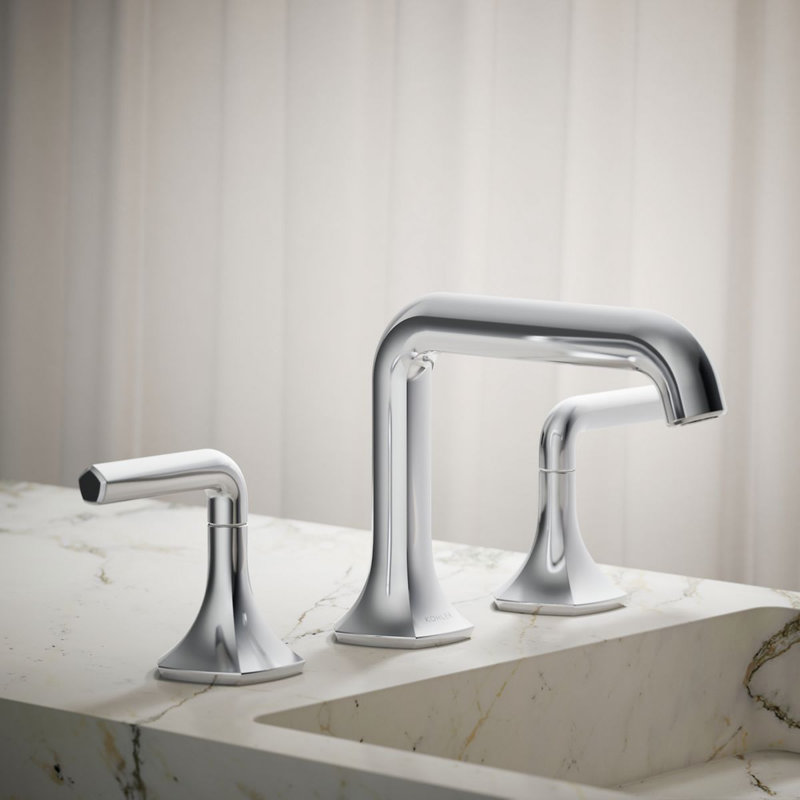 Occasion Single Hole Bathroom Faucet, Polished Chrome