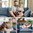 Dayman 102"W Modular Chenille LAF RAF Sectional, Sofa Couch, 3 Seater-1203519943