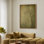 Art mural encadré sur toile - impressions murales abstraites rétro pour chambre à coucher