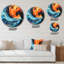 Daleen - Horloge murale abstraite-358209727