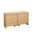 Rangement naturel pour médias - 6 tiroirs, 6 coffres simples en forme d'arc-1677962569
