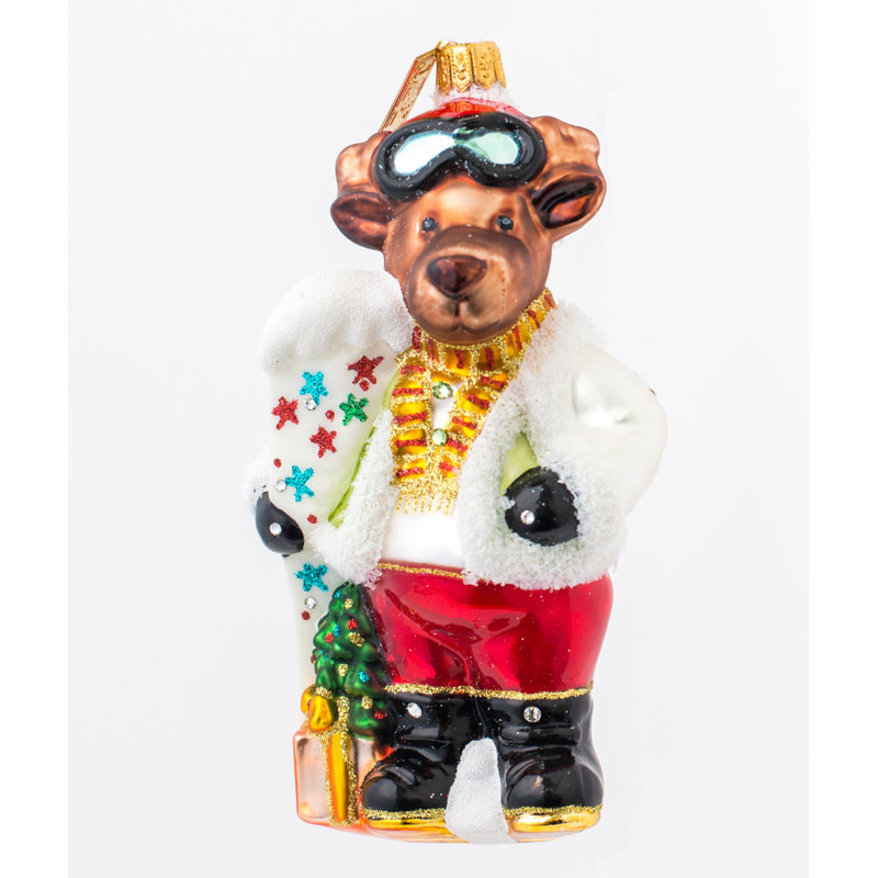 Ornement figurine suspendu orignal