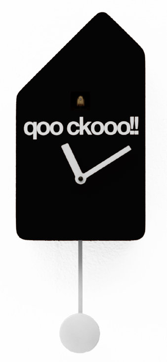 Beckmann Wood Wall Clock, Black