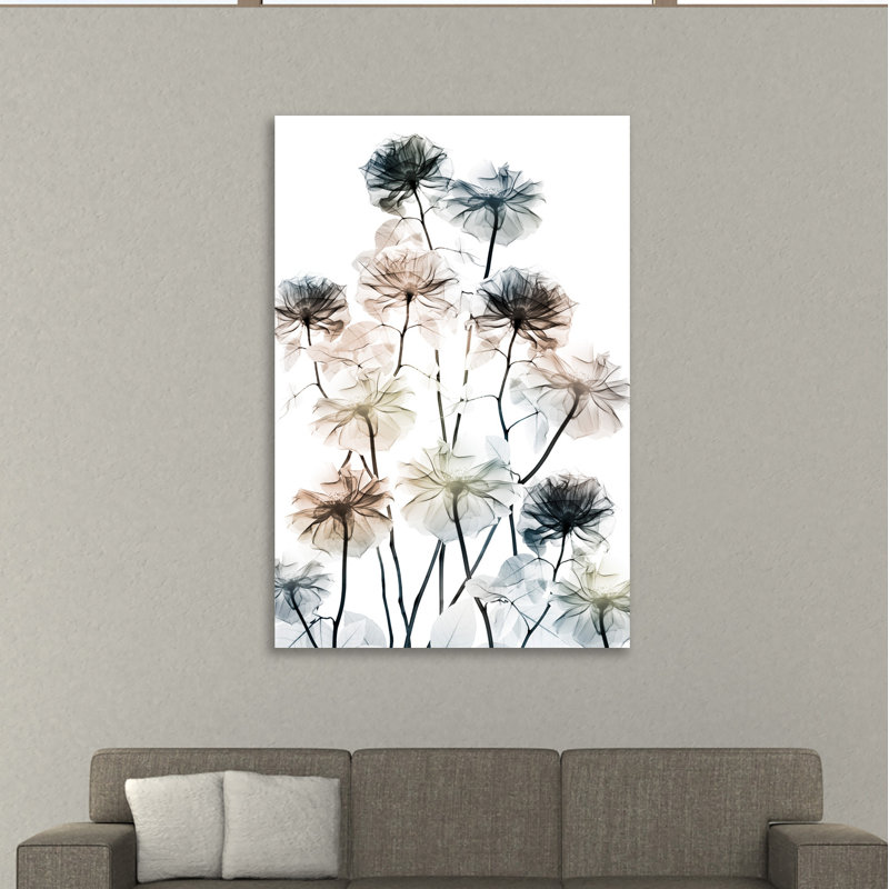 Toile tendue sur châssis "Magnifique fleur lit 2" par Albert Koetsier, H 48 po x l 32 po x P 1,5 po