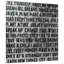 « Words »-impression d’art textuel sur verre