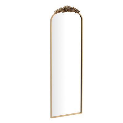 Embossed Arched Mirror