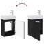 Single Bathroom Vanity with Ceramic Basin-205916189