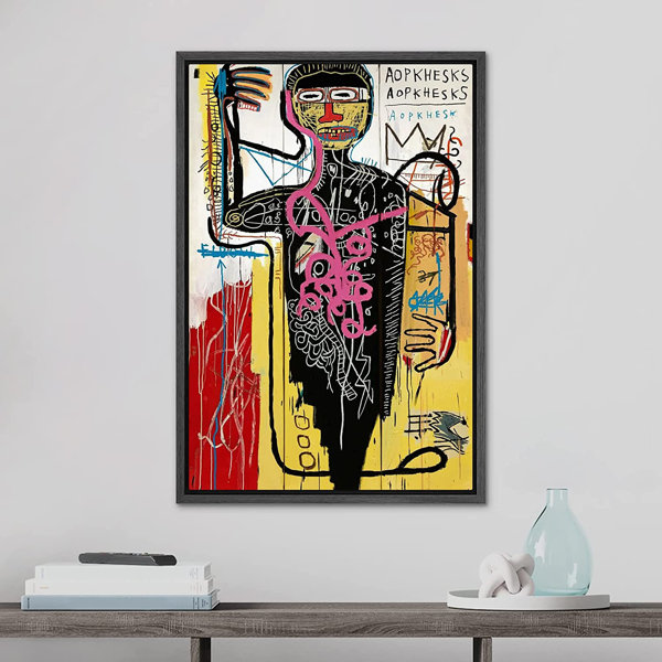 SIGNLEADER Basquiat Pop Culture Master Artist Fine Art Illustrations Framed  On Canvas by Jean-Michel Basquiat Painting & Reviews
