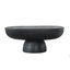 Table basse ovale noire 36 x 24 x 15 po-632806099