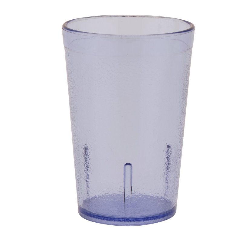 GET Gobelets de restaurant en plastique robustes, Verre à vin, Bleu