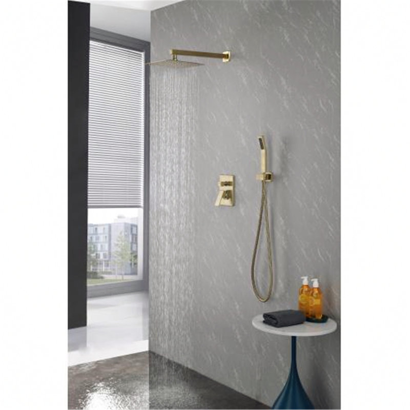 Complete Shower System, Gold