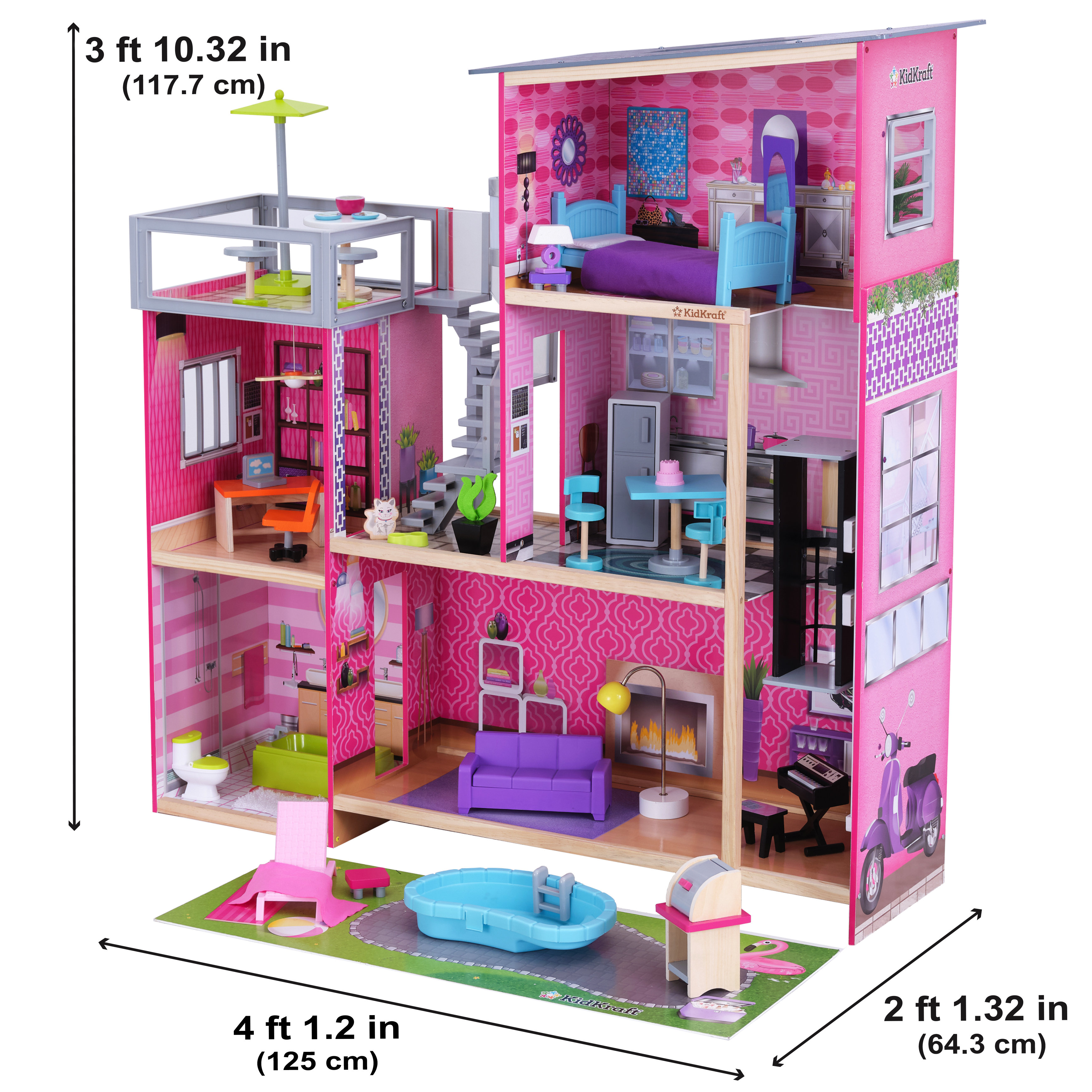 Kidkraft Brooklyn Kidkraft Corner Dollhouse KidKraft Grand View